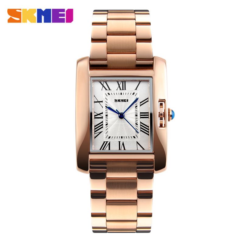 Skmei rose 2024 gold watch