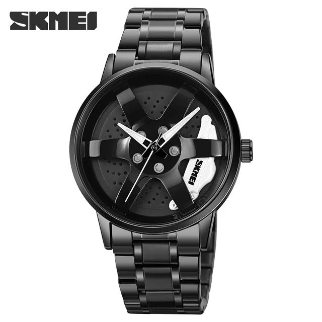 Analog Casual Wear Quartz skmei watch, Model Name/Number: Skmei_9318_black  Black at Rs 999/piece in Surat
